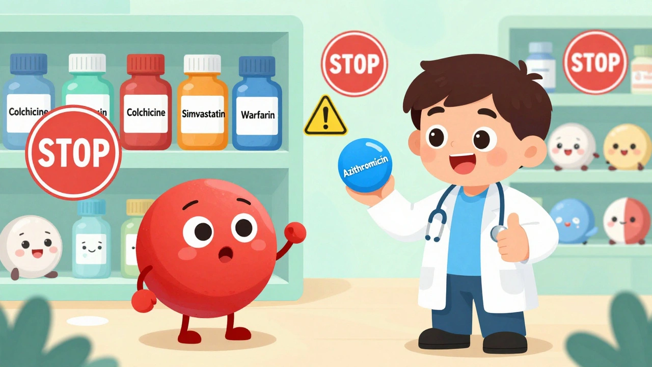 Clarithromycin Drug Interactions: Dangerous Combinations to Avoid