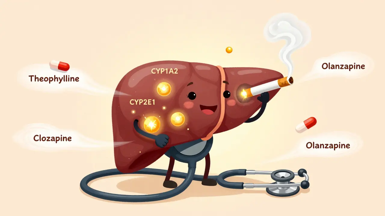 How Smoking Affects Medication Levels: The Hidden Impact of Enzyme Induction