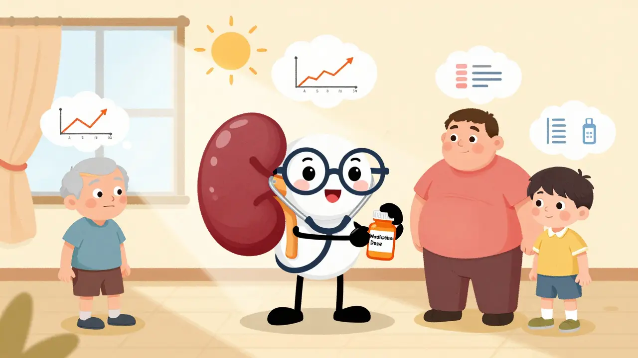 Medication Dosing: How Age, Weight, and Kidney Function Change Your Prescription